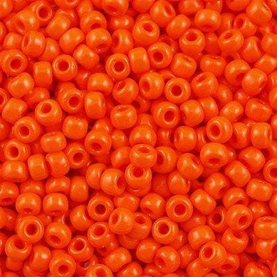 Miyuki Seed Beads 8/0   Opaque Orange , 0406 £3.3