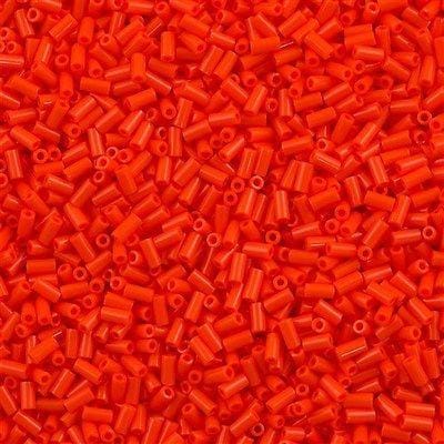 Miyuki Bugles size 3mm 0406 Opaque Orange 10 grams