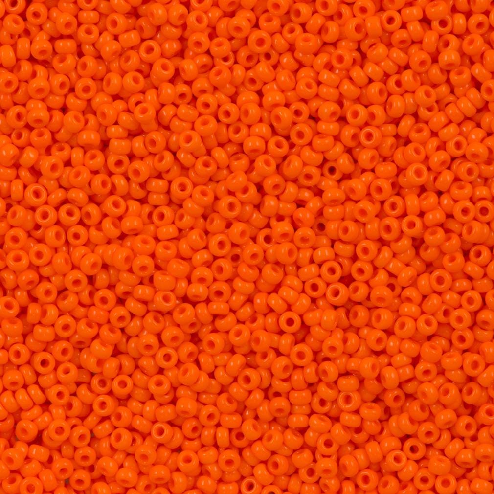 Miyuki Seed Beads 11/0 Opaque Orange, 0406