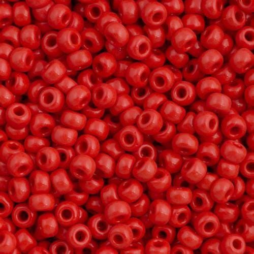 Miyuki Seed Beads 6/0 Opaque Dark Red, 0408