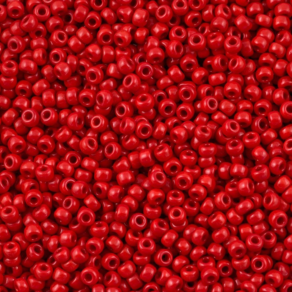 Miyuki Seed Beads 8/0 Opaque Dark Red , 0408