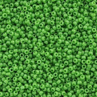 Miyuki Seed Beads 15/0, 0411 Green Opaque, 10Gr £2