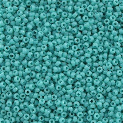 Miyuki Seed Beads 15/0, 0412 - Opaque Turquoise Green