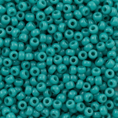 Miyuki Seed Beads 8/0   Opaque Turquoise Green , 0412 £2.7