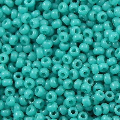Miyuki Seed Beads 6/0  Opaque Turquoise Green, 0412 £1.75