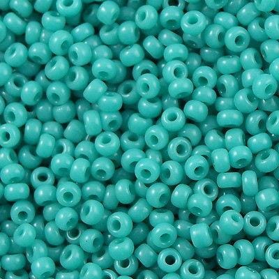 Miyuki Seed Beads 6/0  Opaque Turquoise Green, 0412 £1.75