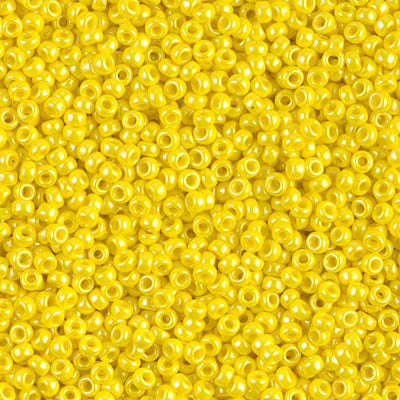 Miyuki Seed Beads 11/0 Opaque Yellow Luster ,0422-NEW!!!£1.75