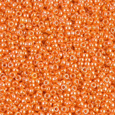 Miyuki Seed Beads 11/0 Opaque Lt.Orange Luster ,0423-NEW!!!£1.75