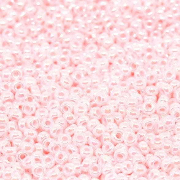 Miyuki Seed Beads 11/0 White/Pink Color Lined ,0427-NEW!!!
