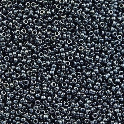 Miyuki Seed Beads 15/0, 0451 - Gunmetal, beads, 10 Gr £2.5