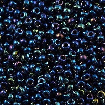 Miyuki Seed Beads 11/0 Metallic Dark Blue Iris , 0452