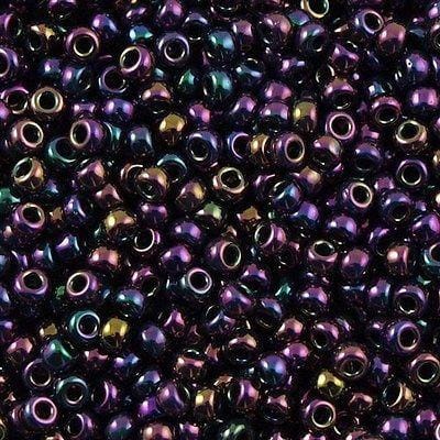 Miyuki Seed Beads 11/0 Metallic Purple Iris , 0454