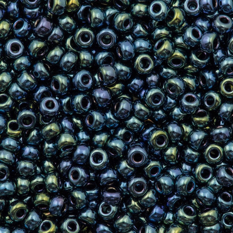 Miyuki Seed Beads 6/0  Gunmetal Iris, 0456 £2.25