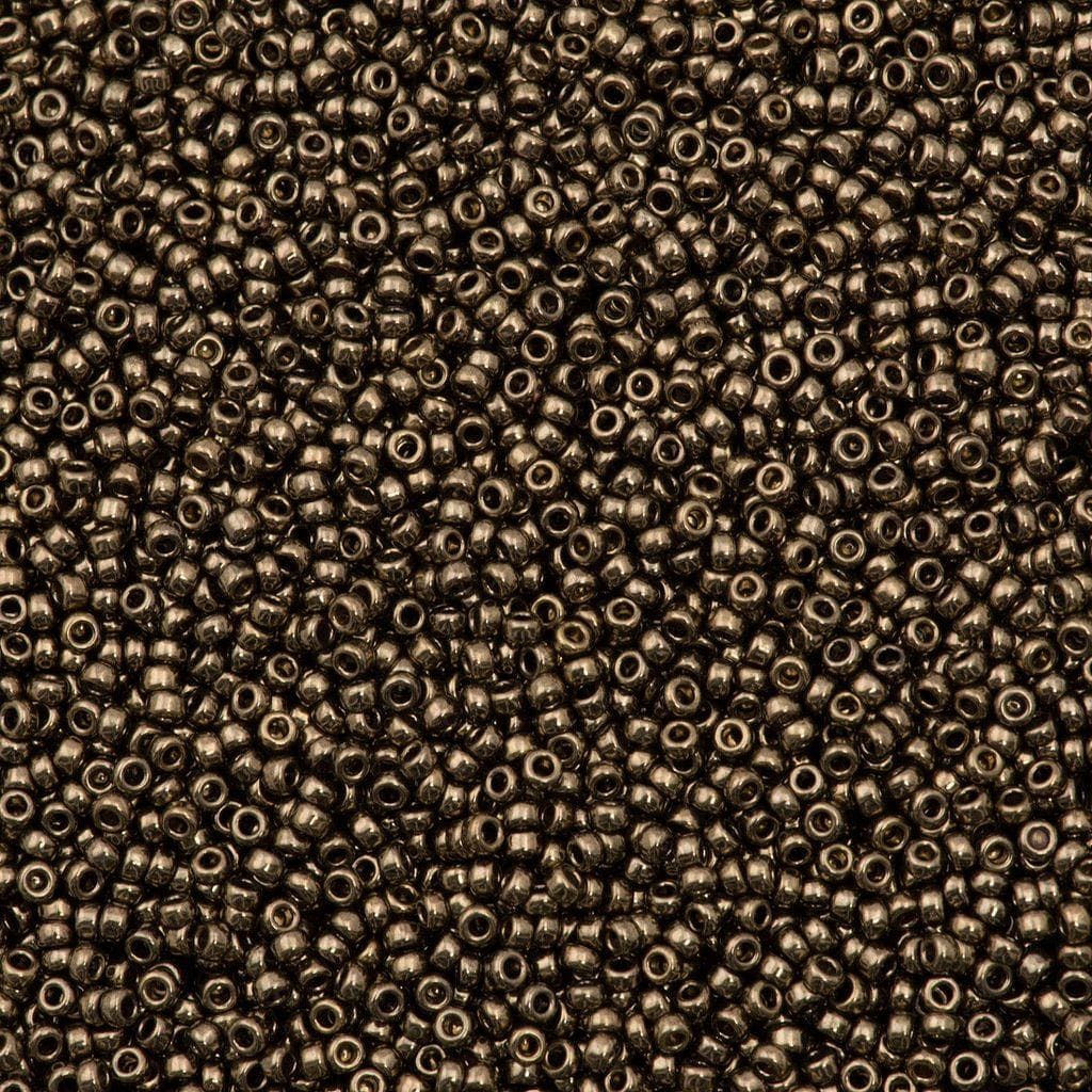 Miyuki Seed Beads 15/0, 0457 - Metallic Dk.Bronze