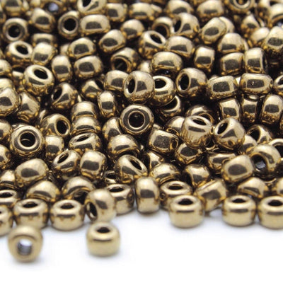 Miyuki Seed Beads 6/0  Metallic Bronze 0457 £3