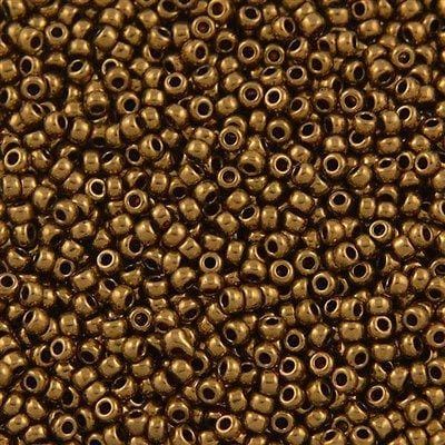 Miyuki Seed Beads 8/0 Metallic Light Bronze 0457L £3