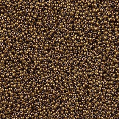 Miyuki Seed Beads 15/0,0457L - Metallic Lt.Bronze, 5 Gr £2.5