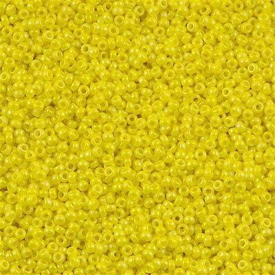 Miyuki Seed Beads 15/0, 0472 - Opaque Yellow AB