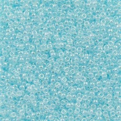 Miyuki Seed Beads 8/0   Light Aqua Ceylon , 0522 £3.5