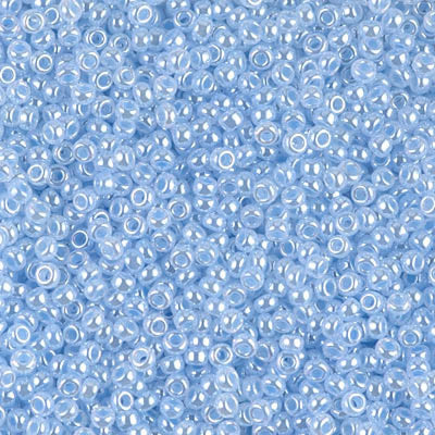 Miyuki Seed Beads 11/0Sky Blue Ceylon  ,0524-NEW!!!£1.75