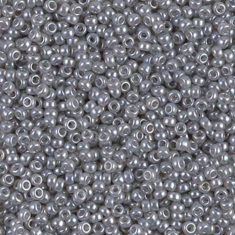 Miyuki Seed Beads 11/0 Silver Grey Ceylon ,0526-NEW!!!