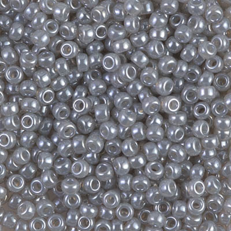 Miyuki Seed Beads 6/0  Silver Grey Ceylon 0526 £2.25