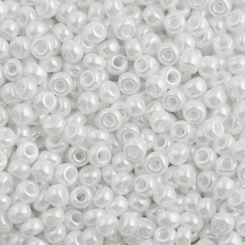 Miyuki Seed Beads 11/0 White Ceylon ,0528-NEW!!!
