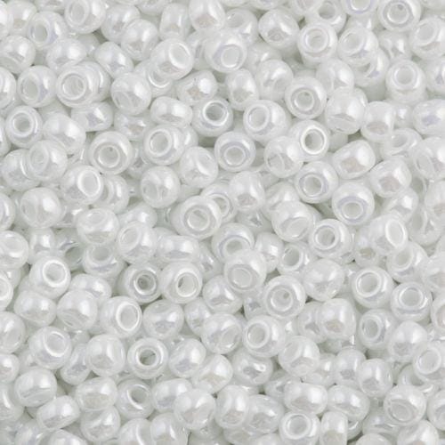 Miyuki Seed Beads 11/0 White Ceylon  ,0528-NEW!!!£1.5