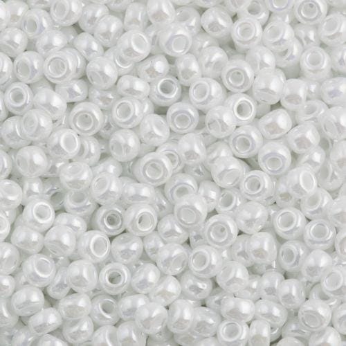 Miyuki Seed Beads 15/0,0528 - White Ceylon, 10 Gr £2.25