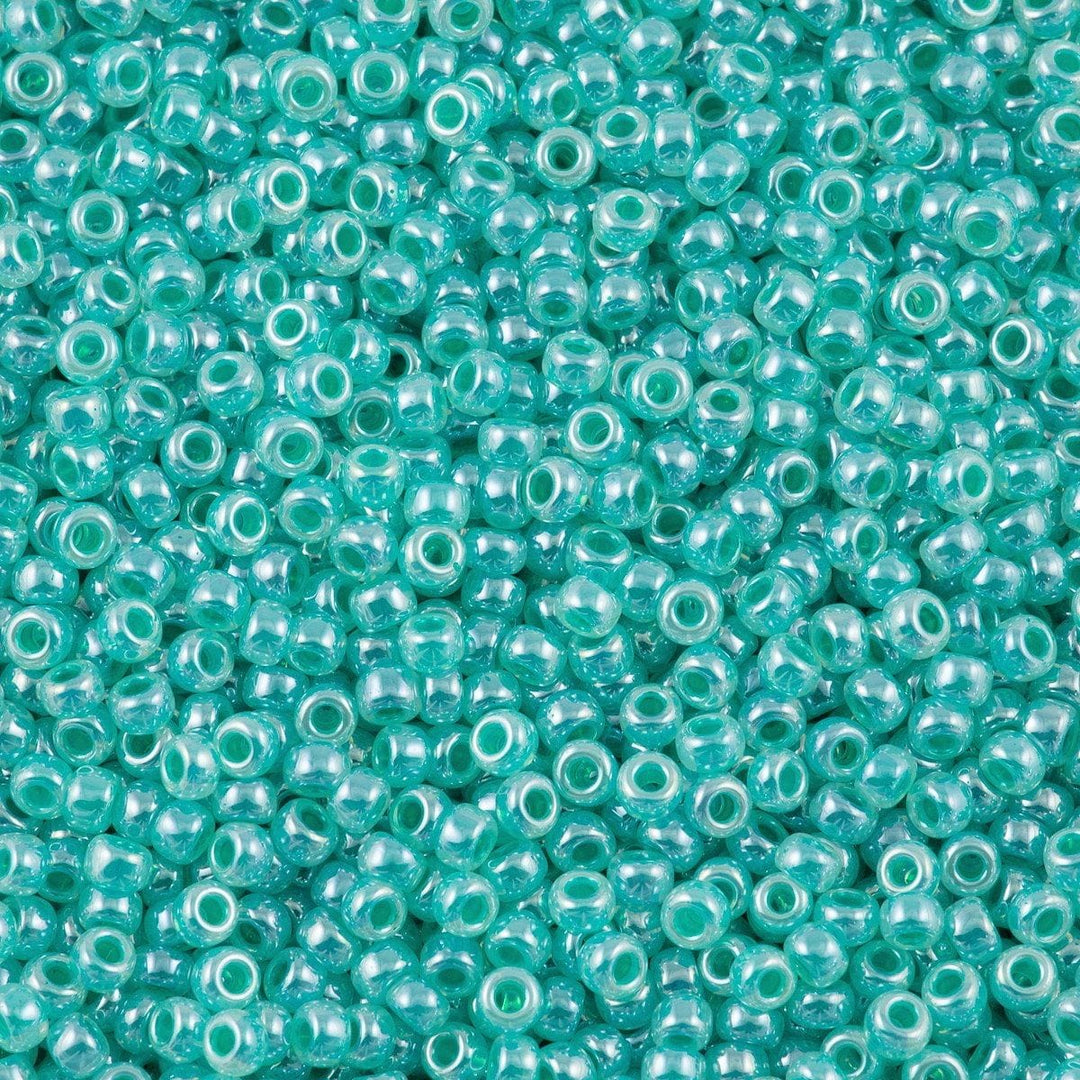 Miyuki Seed Beads 8/0 Aqua Green Ceylon, 0536