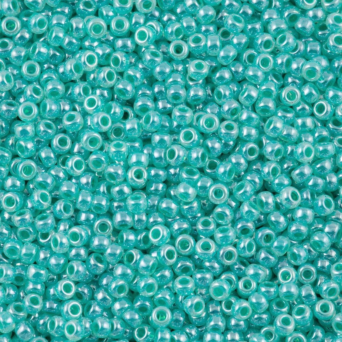 Miyuki Seed Beads 8/0 Aqua Green Ceylon, 0536