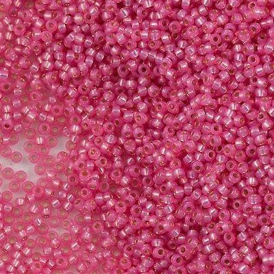 Miyuki Seed Beads 11/0 Dyed Rose Pink Silver Lined ,0556-NEW!!!