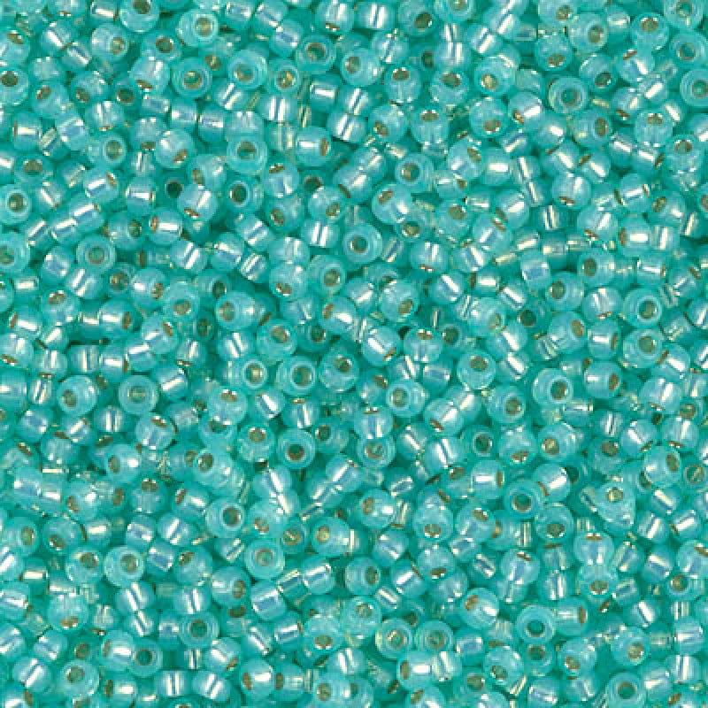 Miyuki Seed Beads 6/0 Dyed Sea Green S/L Alabaster 0571