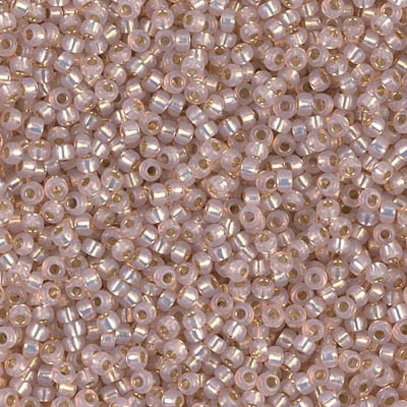 Miyuki Seed Beads 11/0 Dyed Blush Silver Lined Alabaster ,0579-NEW!!!£1.75