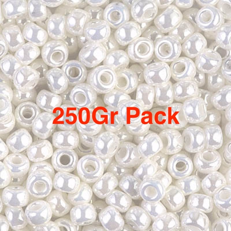 Miyuki Seed Beads 6/0 Ivory Pearl Ceylon 0591