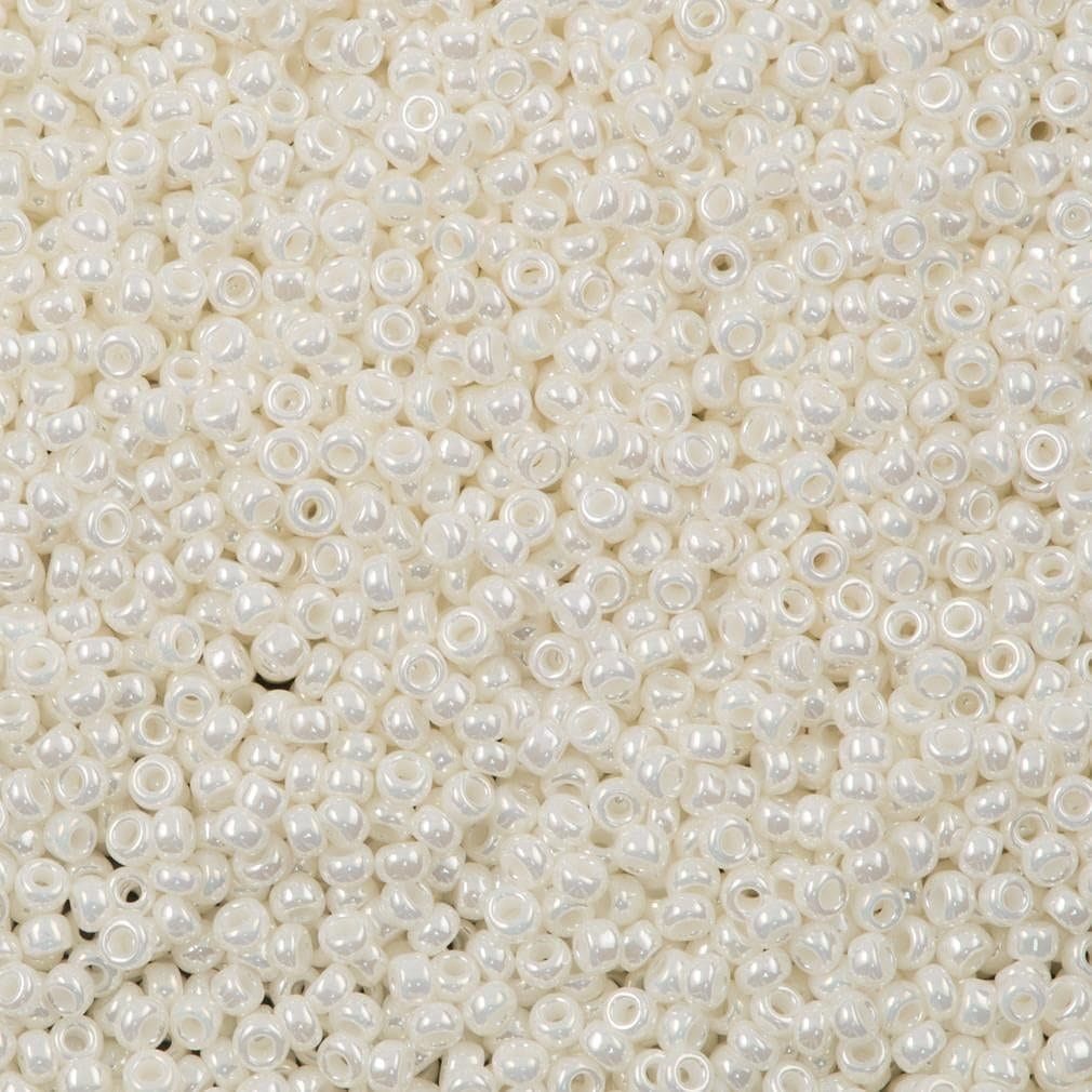 Miyuki Seed Beads 8/0 Ivory Pearl Ceylon, 0591