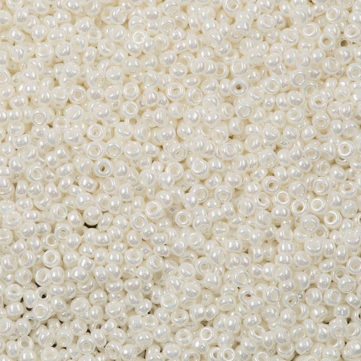 Miyuki Seed Beads 8/0 Ivory Pearl Ceylon, 0591