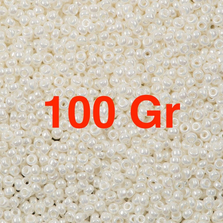 Miyuki Seed Beads 8/0 Ivory Pearl Ceylon, 0591