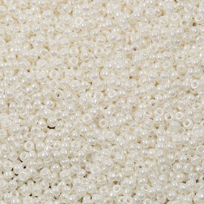 Miyuki Seed Beads 8/0   Ivory Pearl Ceylon, 0591 £2.5