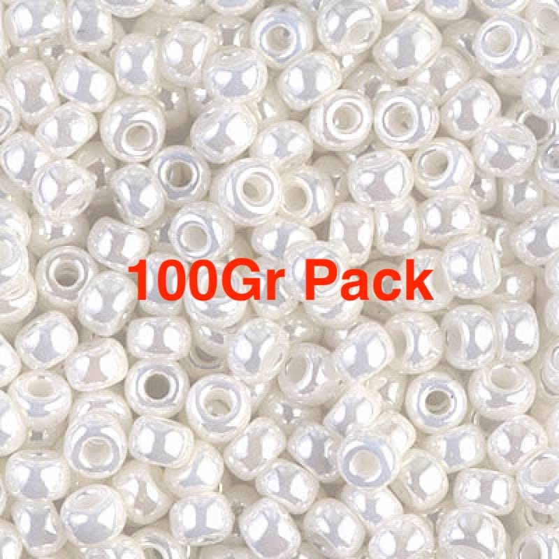 Miyuki Seed Beads 6/0 Ivory Pearl Ceylon 0591