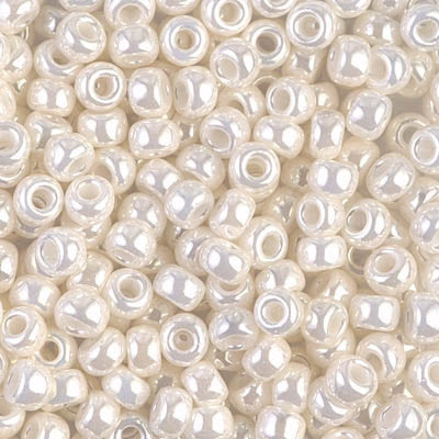 Miyuki Seed Beads 6/0  Antique Ivory Pearl Ceylon 0592 £2.25