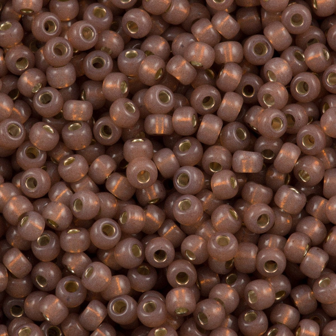 Miyuki Seed Beads 8/0 Dyed Rose Bronze S/L Alabaster, 0641