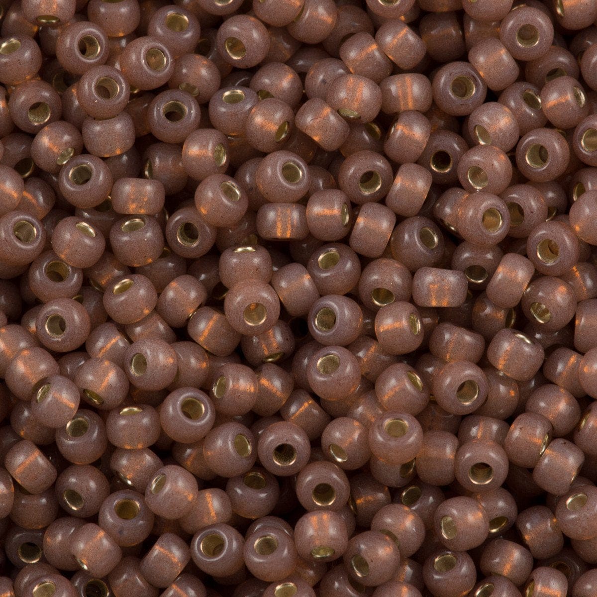 Miyuki Seed Beads 8/0 Dyed Rose Bronze S/L Alabaster, 0641
