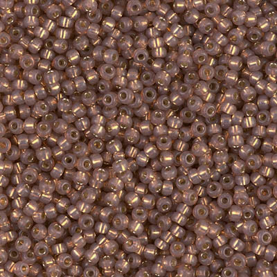 Miyuki Seed Beads 11/0  Dyed Rose Bronze Silver Lined Alabaster,0641£2.25