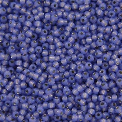 Miyuki Seed Beads 8/0 Dyed Violet S/L Alabaster, 0649 £2.5