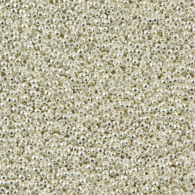 Miyuki Seed Beads 15/0,0961 - Bright Sterling Plated, 2 Gr £3