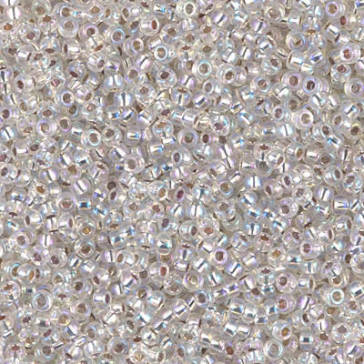 Miyuki Seed Beads 11/0 Silver Lined Crystal AB ,1001-NEW!!!£1.75
