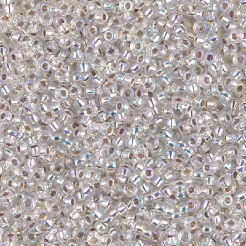 Miyuki Seed Beads 11/0 Silver Lined Crystal AB ,1001-NEW!!!£1.75