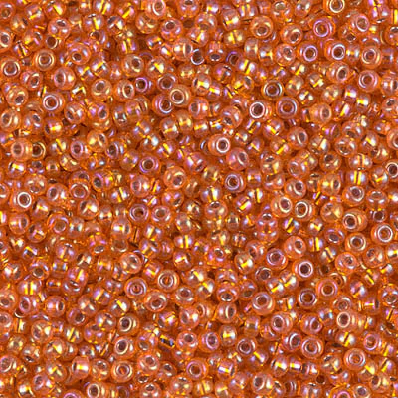 Miyuki Seed Beads 11/0 Silver Lined Orange AB ,1008-NEW!!!