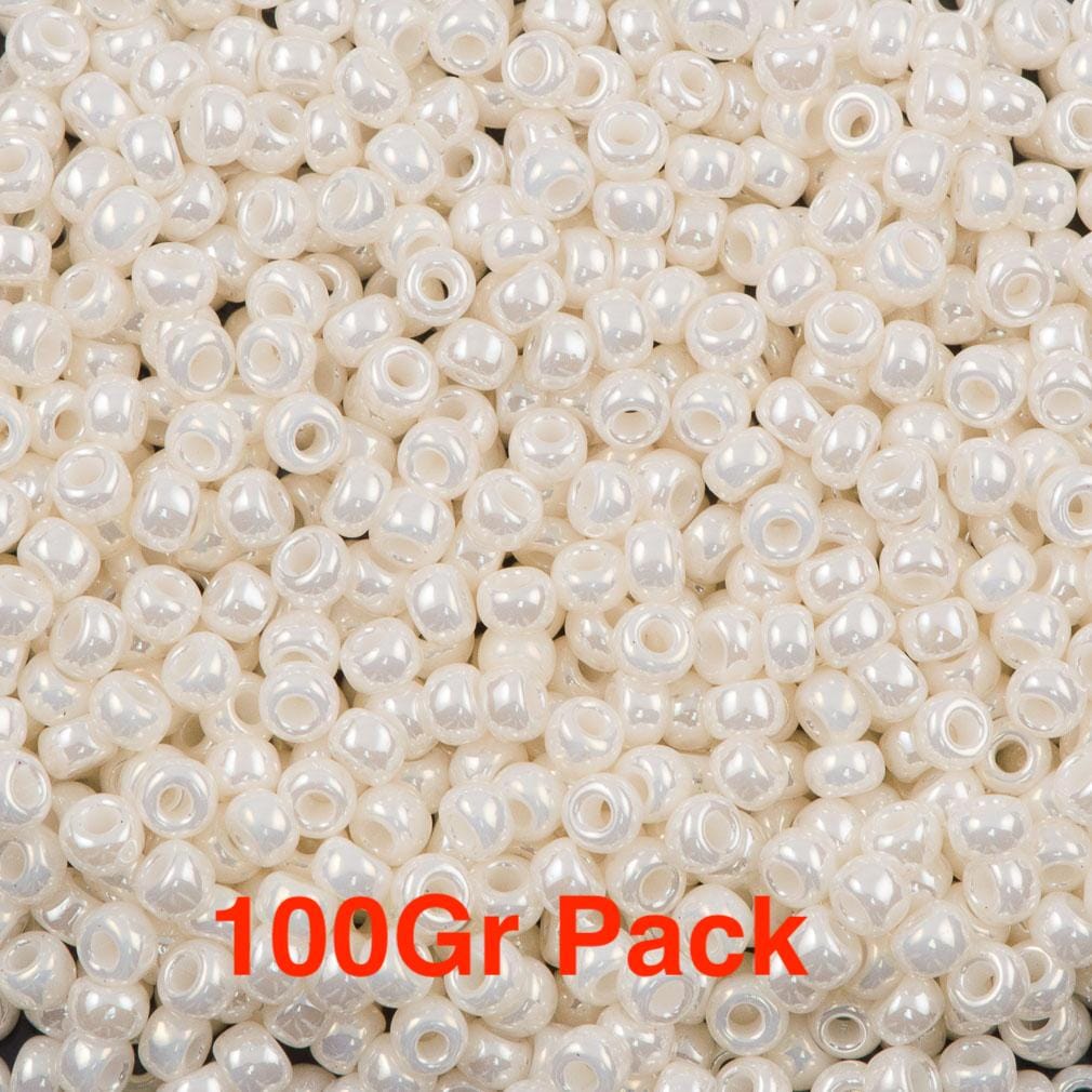 Miyuki Seed Beads 8/0 Antique Ivory Pearl Ceylon, 0592